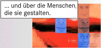 Gesichter werden übergeblendet