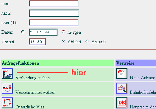 Fahrtplanauskunft Deutsche Bahn