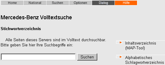 Mercedes Benz Volltextsuche